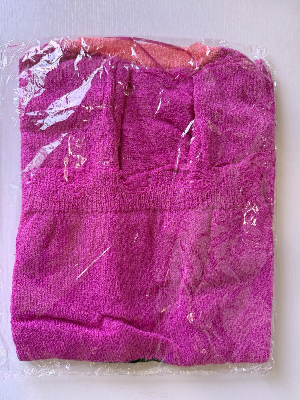 Easel | Delulu for the Plot Distressed Smiley Sweater Heart Eyes Pink New Large - Picture 9 of 10